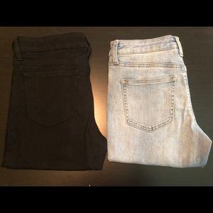 TWO! Uniqlo Ultra Stretch Skinny Distressed Jeans